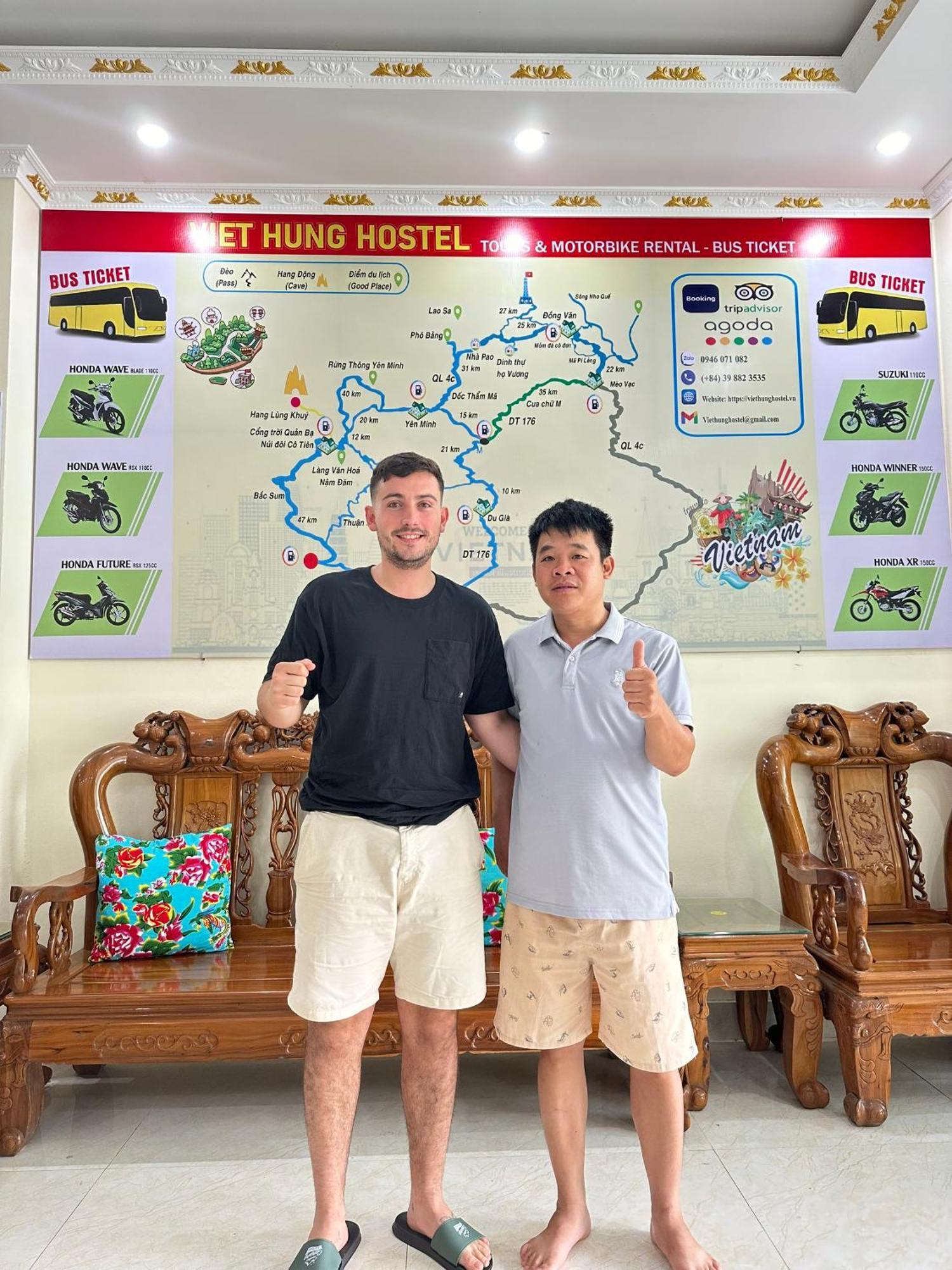 Lang Lap Viethung Hostel-Motorbikes For Rental - Tour מראה חיצוני תמונה
